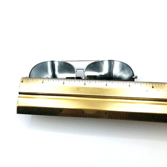 RAG & BONE Aviator RNB1006/S Silver Metal Frame Gray Mirror Lens Sunglasses - Picture 8 of 10